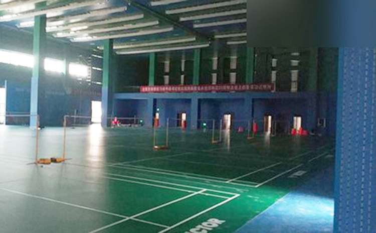 海南白沙全民文化體育館吸音板工程