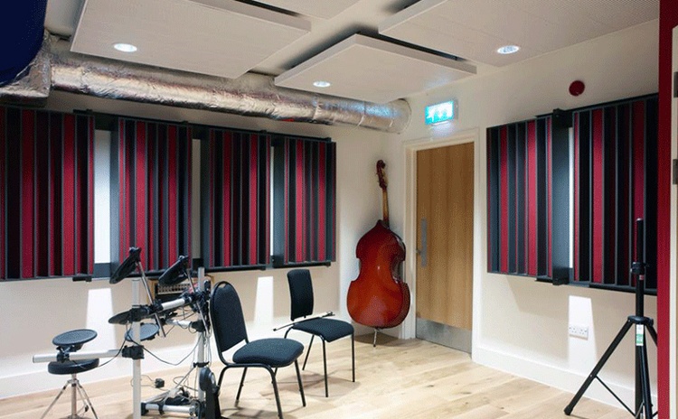 安徽黃山音樂室吸聲體聲學(xué)工程-1