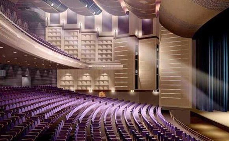 江西宜春大劇院木質(zhì)吸聲板聲學(xué)工程