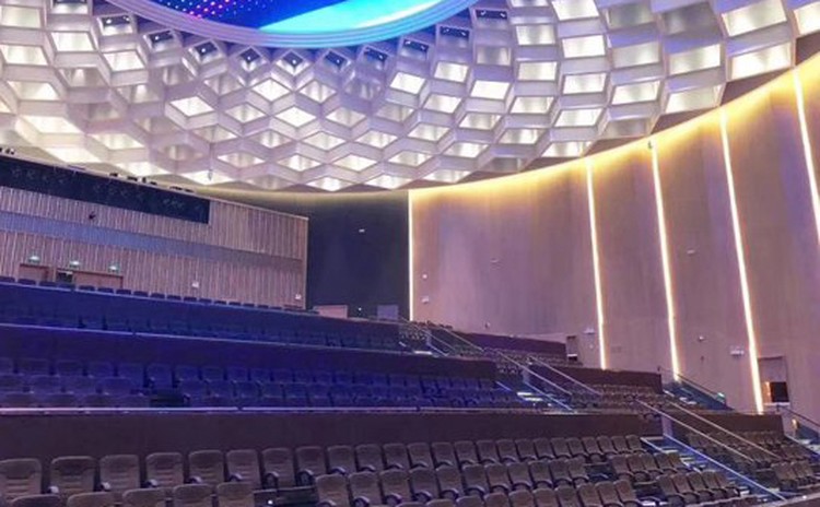 陜西商洛酒店報告廳吸音板聲學(xué)工程-1